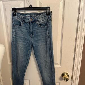 American Eagle Outfitters Women's Blue Jeans Size 4 stretch short